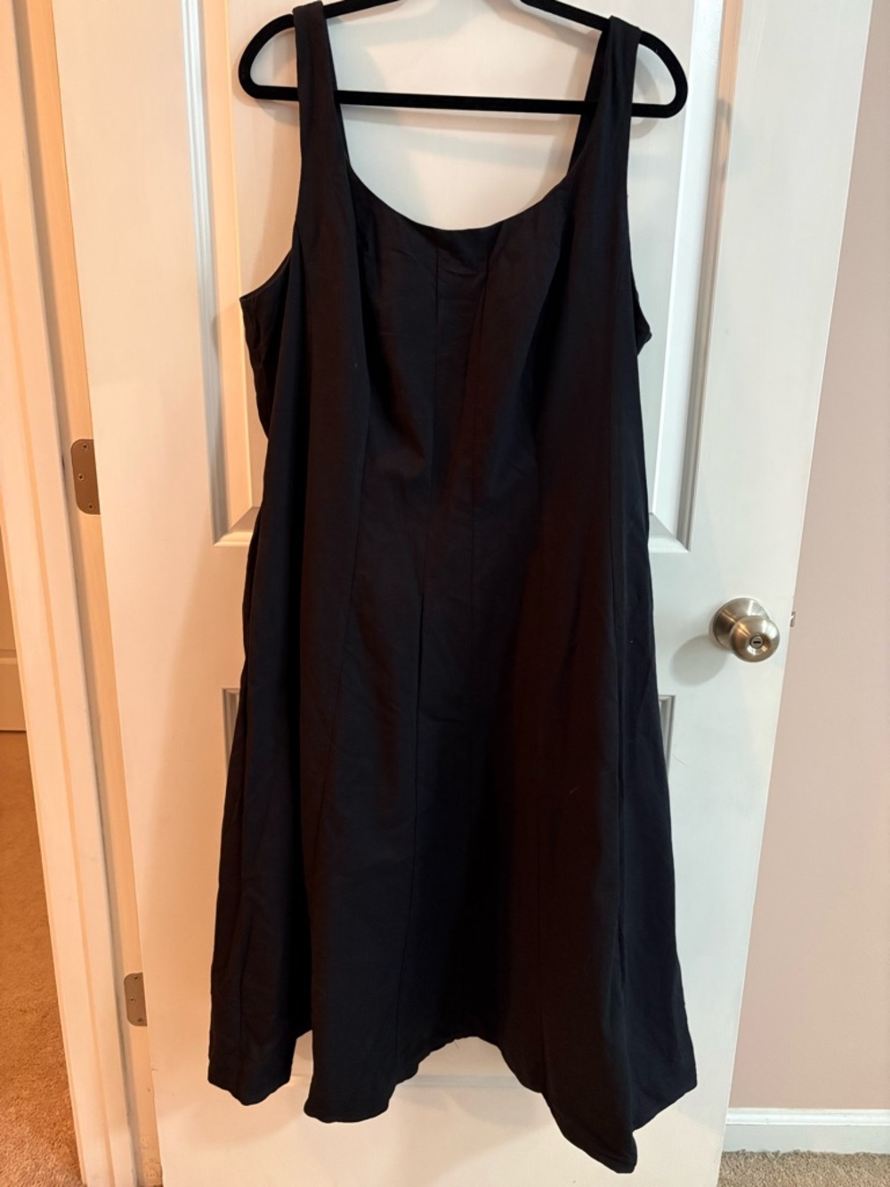 a new day Black Sleeveless Midi Tank Dress